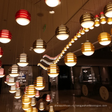 Большой Custom String Light Ресторан Современная Необычная Люстра